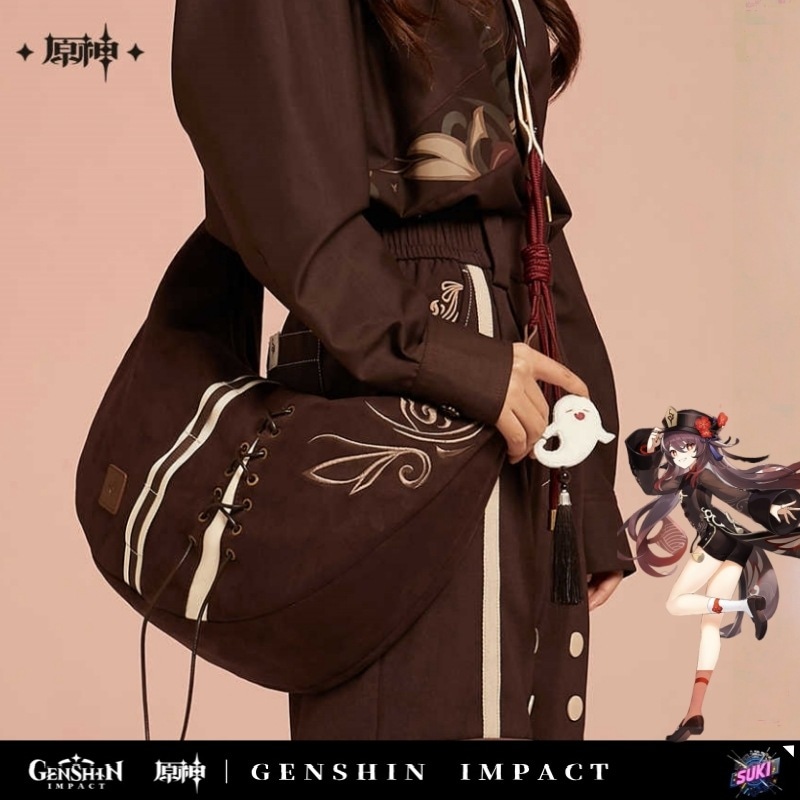【プロ品質を極める!】原神 / 胡桃 / インプレッションシリーズ ショルダーバッグ / Genshin Impact Hu Tao げんしん コスプレ アニメグッズ 痛バッグ