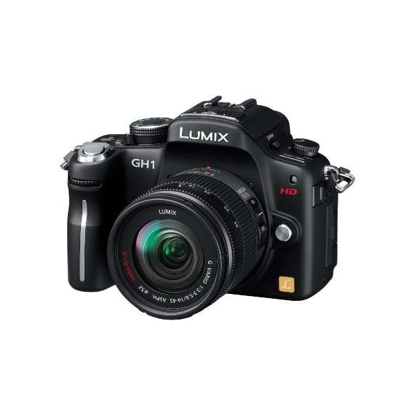 【中古】パナソニック デジタル一眼カメラ GH1 レンズキット コンフォートブラック DMC-GH1A-K 44,070円