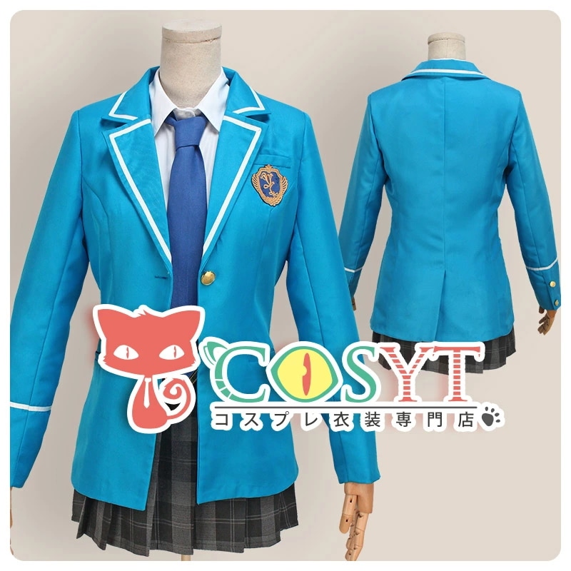 あんスタ風 夢ノ咲学院 女子制服 女主 二年生 コスプレ衣装 ネクタイ3色セット コスチューム 学園 cosplay 仮装 変装 可愛い コスプレ イベント パーティ