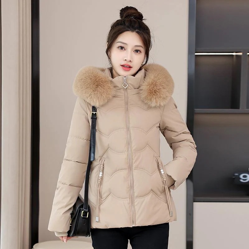 秋服 レディース ファッション オシャレ カワイイ シンプル 大人カワイイ 大きいサイズ ダウン コットンコート スリム 暖かい 子供 綿 ジャケット