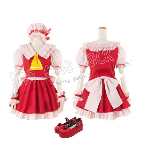 東方Project 風 フランドール・スカーレット コスプレ衣装 鞋 コスチューム cosplay イベント 演出服 アニメ変装 仮装 ハロウィン 7,061円