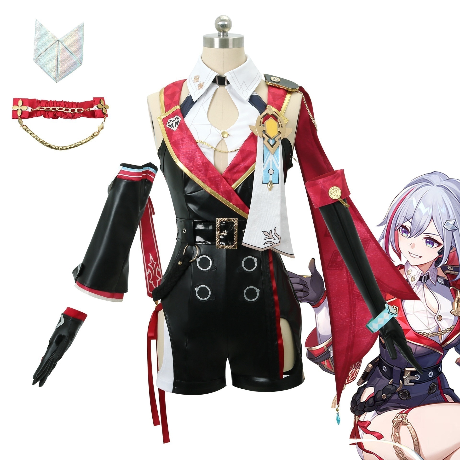 崩壊星穹鉄道コスプレトパ帳簿演じる服二次元ゲームcos服フルセット衣装アクセサリー 8,257円