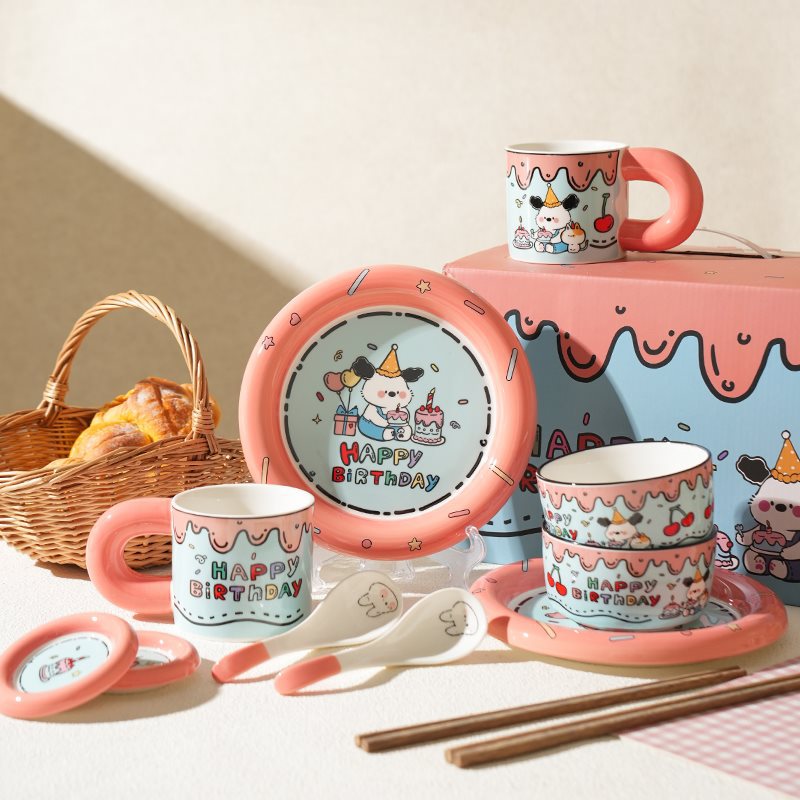 皿と食器ギフトボッ親友の誕生日プ誕生日パーティーのお土産