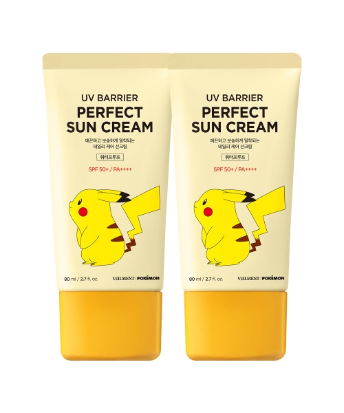 ポケモン UVサンクリーム 80ml ピカチュウ 2個