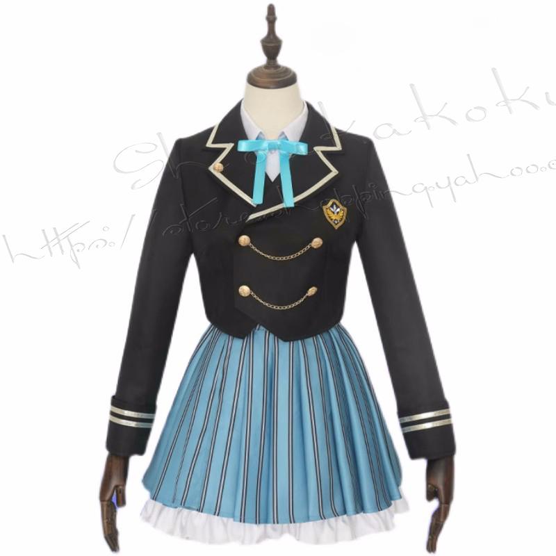 バーチャルYouTuber風 彩虹社 VTuber 神楽Mea コスプレ衣装ウィッグ 演出服 cosplay 変装 仮装ハロウィン-28