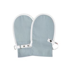 花束うさぎのヘアゴム くすみグリーン ハンドメイド レジン リボン