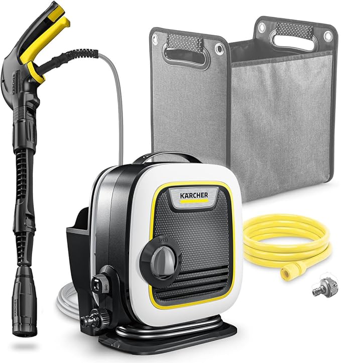 ケルヒャー(Karcher) 最もコンパクトな高圧洗浄機 K MINIプラス 軽量 小型 簡単接続 高い収納性 しなやか高圧ホース 洗車 泥 花粉除去効果 黄砂 (50/60Hz) 1.600-071 18,051円