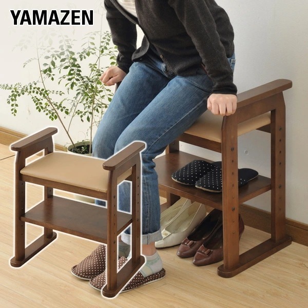 玄関ベンチ SP-1760(FBR) フレッシュブラウン