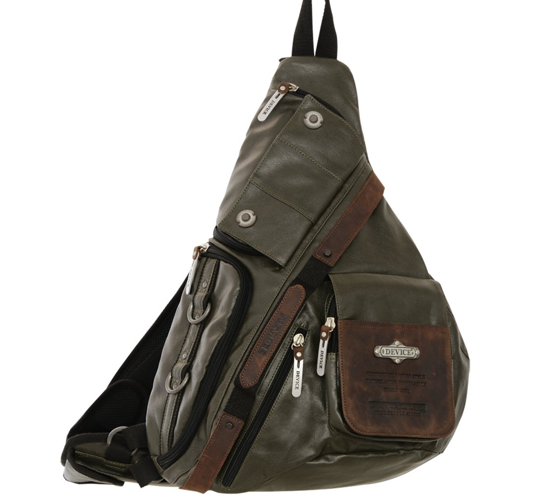 [デバイス] gear トライアングルボディバッグ -カーキ