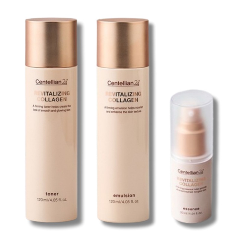 [コラーゲンケアセット]センテリアン24 リバイタライジングコラーゲントナー120ml+エマルジョン120ml+エッセンス30ml
