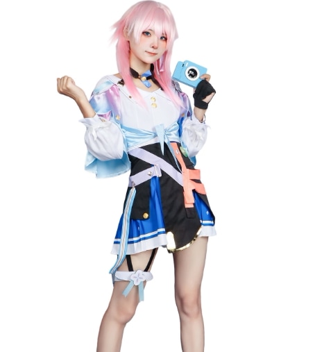 クラーラ コスプレ ウィッグ付き 流浪の少女 崩壊スターレイル コスプレ衣装 フルセット コスチューム 大人用 仮装