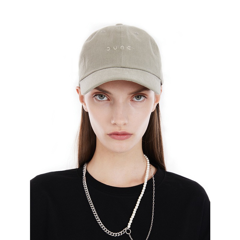 UL:KIN X DUNE_DUNE Logo Embroidery Cap_Khaki Beige