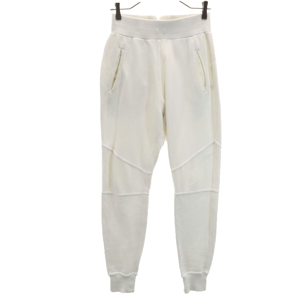 JOHN ELLIOTT ジョンエリオット ロンハーマン 別注 USA製 バイカー スウェットパンツ 1 白 メンズ 古着
