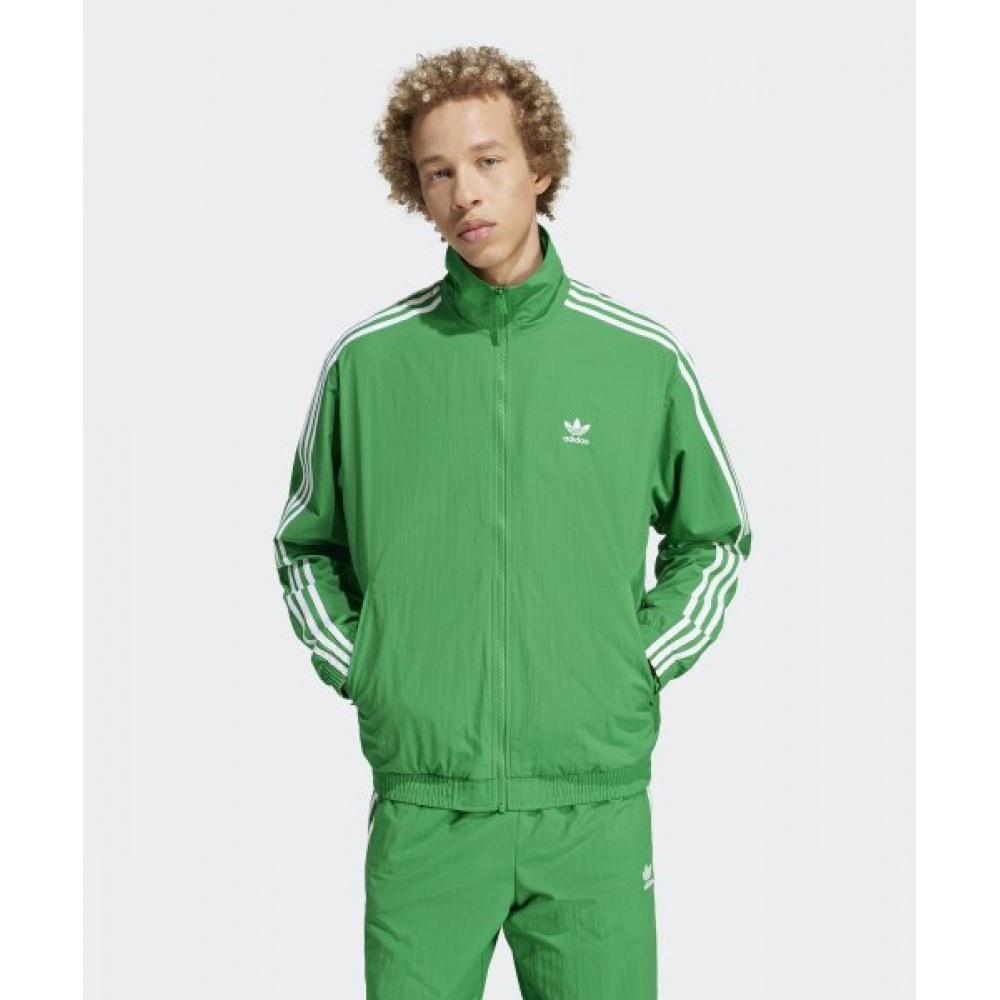 アディダス (ADIDAS) ウーブンファイヤーバードトラックトップ-グリーン/IT2493