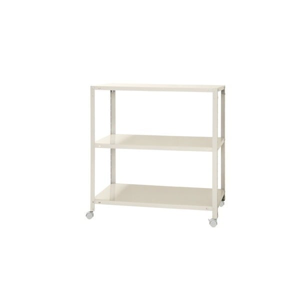 キタジマ 51070036401 NSTR-K364 ホワイト [スマートラック 3段 キャスター付] メーカー直送