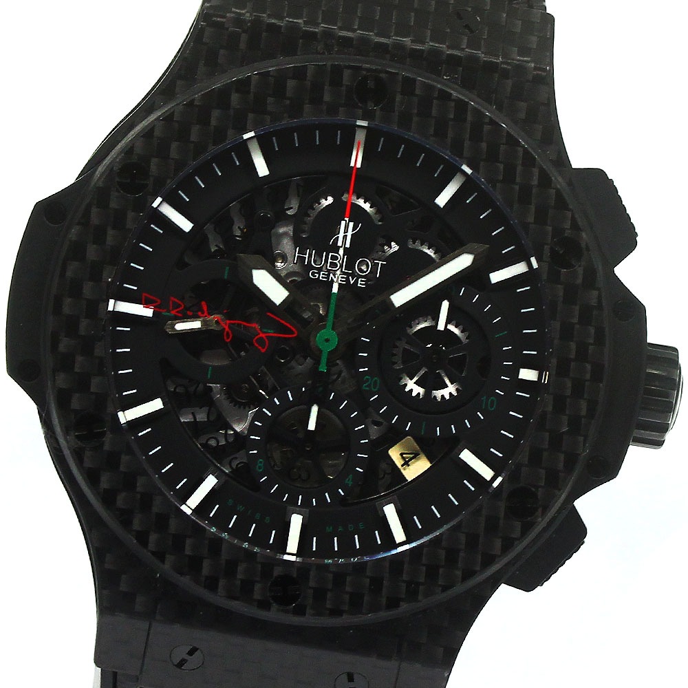 ウブロ HUBLOT 311.QX.1129.HR.MEX11 ウブロ アエロバン スクーデリアロドリゲス クロノグラフ 自動巻き メンズ 良品 保証書付き_796146【中古】