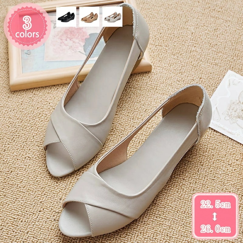 777円OFFクーポン オープントウパンプス サンダル パンプス フラット 歩きやすい ローヒール クロスベルト 疲れない 女性 ぺたんこ靴 カジュアル シューズ 美脚パンプス レディース 蒸れない 9,132円