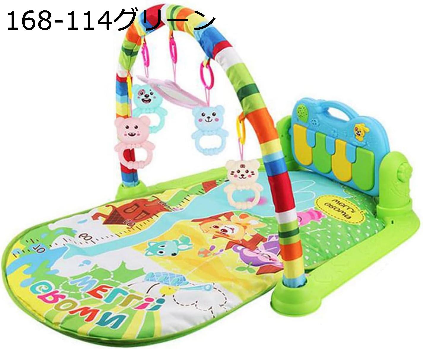 ベビージム 46*75*44cm 赤ちゃん おもちゃ付き プレイマット プレイジム 幼児 ベビーおもちゃ 新生児 音が鳴るピアノ ベビージムマット 知育おもちゃ 知育玩具 洗濯可能 ピアノジ