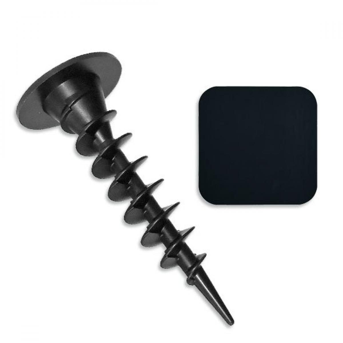 グリーンフィールド ガンコピン 150mm 50本 防草パッチ ブラック角 50枚 P-GA150-XTP 防草シート 固定