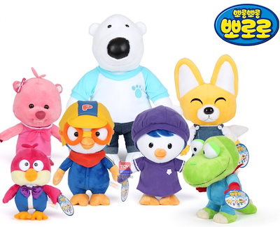 Qoo10] ポロロ3期ぬいぐるみポロロぬいぐるみ7点