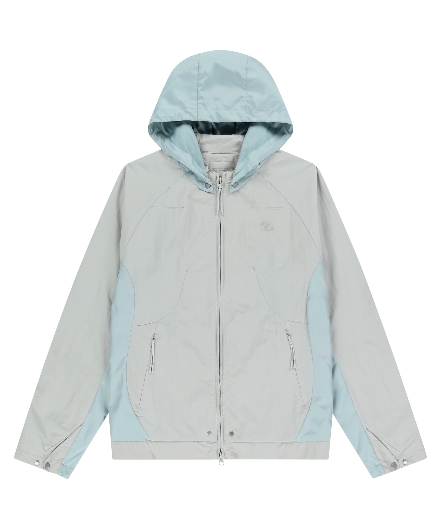 【SANSANGEAR】 CONTRAST JACKET : LIGHT GREY