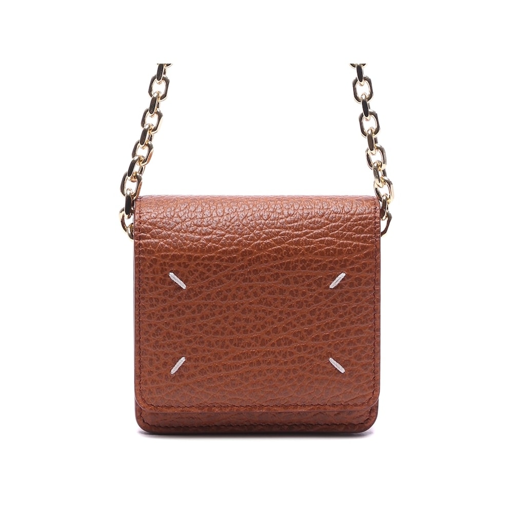 メゾンマルジェラ [メゾンマルジェラ] 22SS レディースステッチスモールチェーンクロスボディバッグ (SA3UI0009_P4455_T2335_22S) PVOSA3UI0009P4455T23