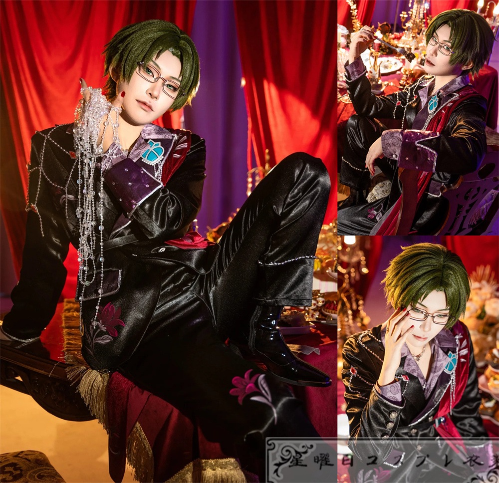 ES あんさんぶるスターズ スカウト！グルマンの香り 蓮巳敬人 仁兎なずな 朔間零 鬼龍紅郎 コスプレ衣装 コスチューム