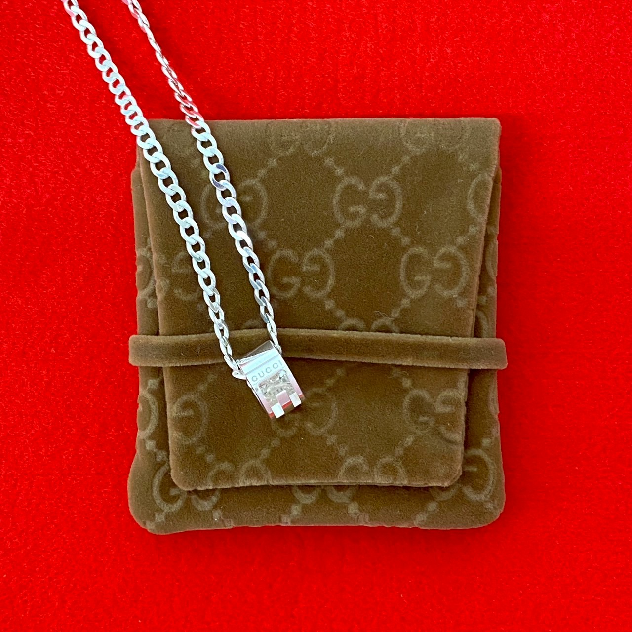カット アウト Gリング ネックレスネックレス シルバー925 シルバー 1635c