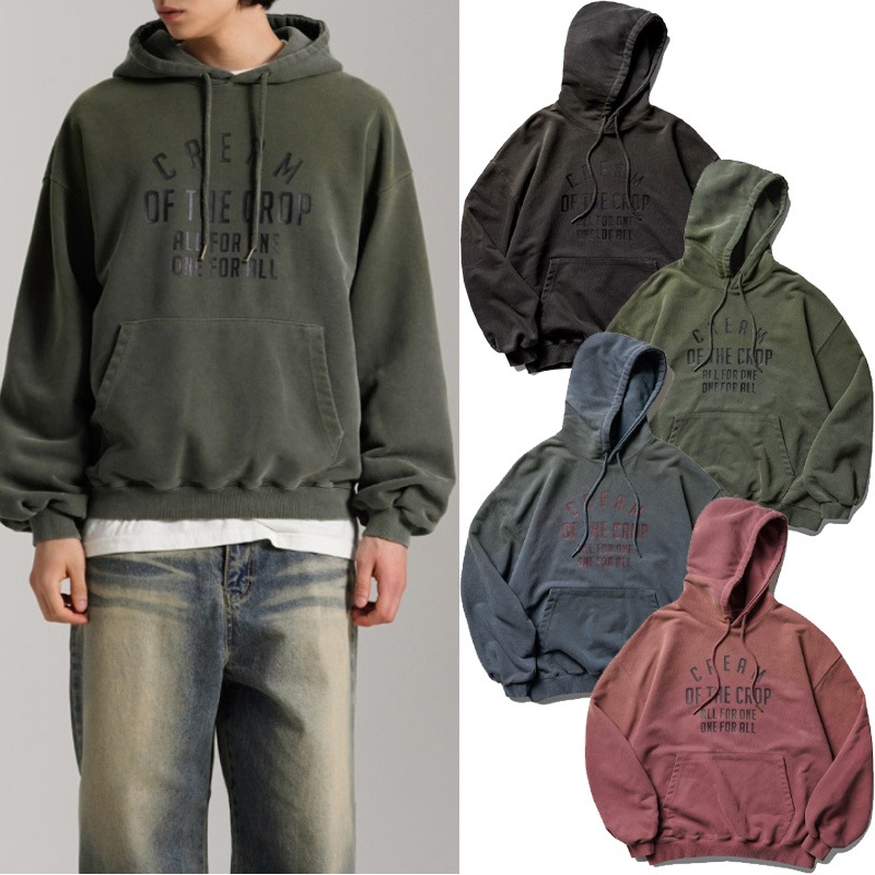 ALL FOR ONE PIGMENT HOODIE_4色 7,216円