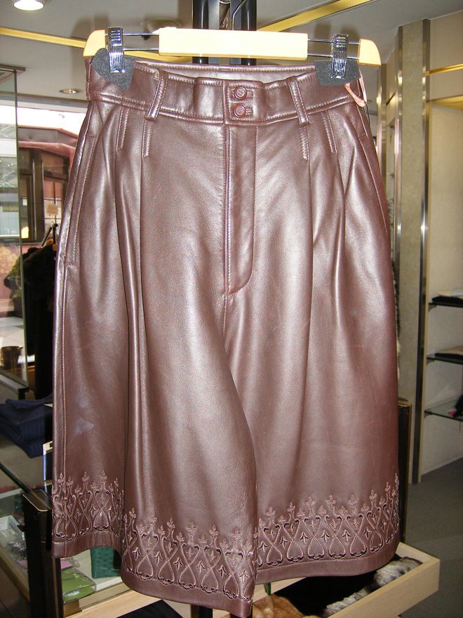 ラム レザー スカート ブラウン 送料無料 レディース ギフト プレゼント