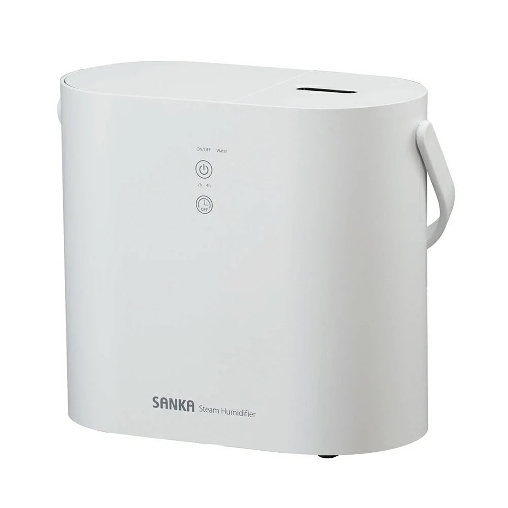 加湿器 スチーム式 タイマー設定 卓上加湿器 エコ 安全設計 ホワイト SSH-2000WH