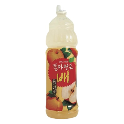 BOX販売 梨ジュース (1.5L/Pet) 1箱(12本入) ペットボトル 梨ドリンク 韓国飲料 梨 なし