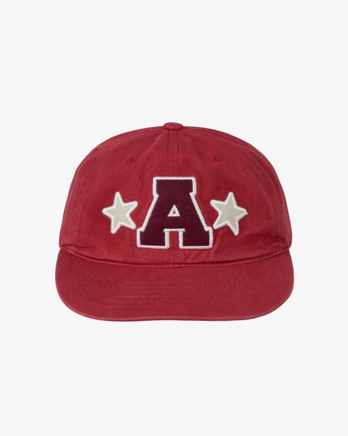 【AEAE】 WASHED CAPITAL LOGO CAP [RED] キャップ 正規品