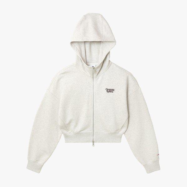 WOMEN TWO WAY ZIPPER POINT HOODIE MOTM (PO3WN24S111)
