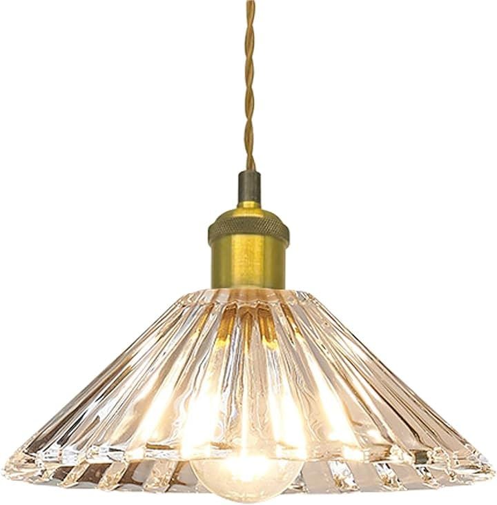 KY LEE ペンダントライト おしゃれ シンプル 天井照明 ガラスのランプシェード デザイナーズ グ用 食卓用 寝室 リビング E26口金 照明器具 居間用(6147-3)