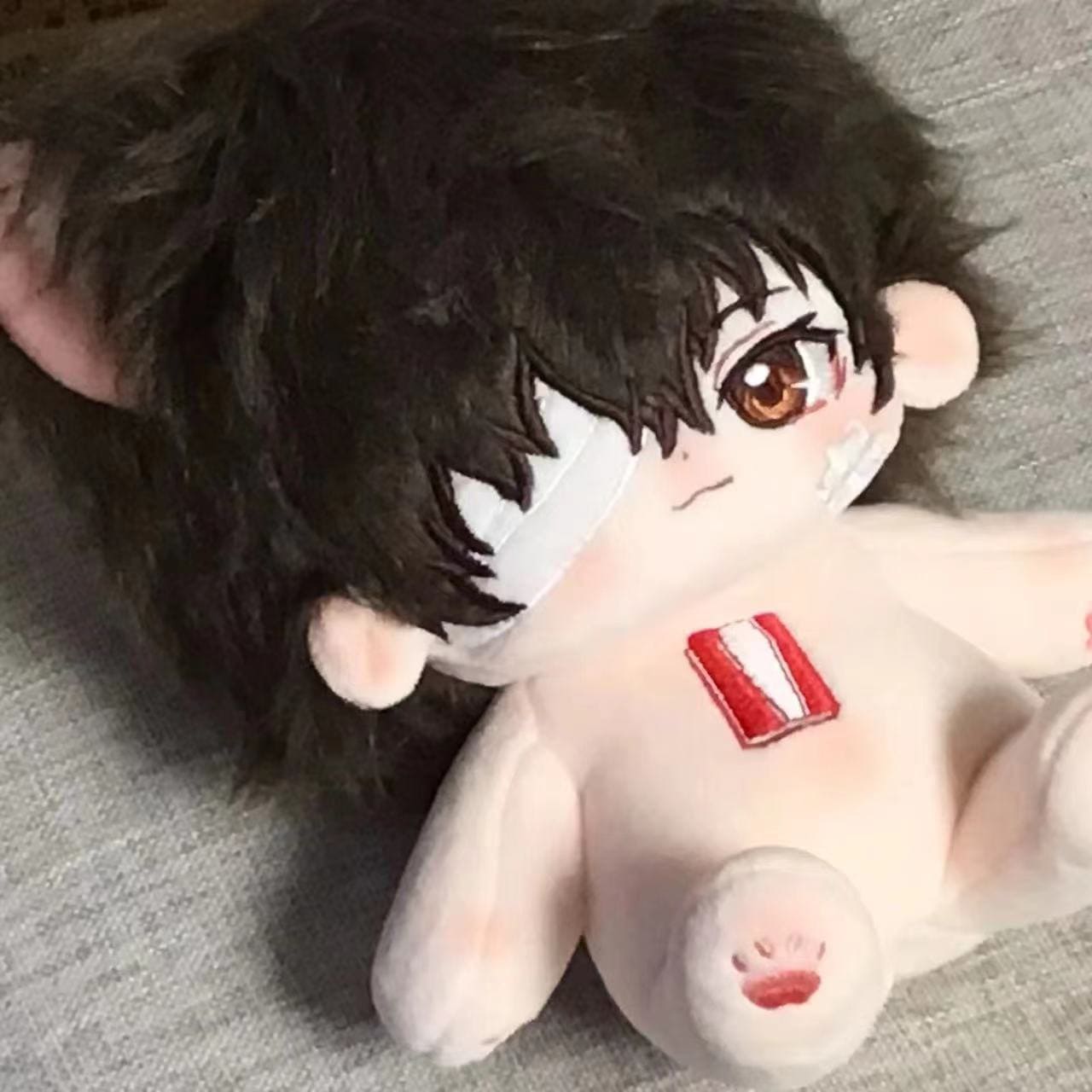 太宰治風コットン人形cm魚子宰高級かわいいぬいぐるみアニメグッズギフト