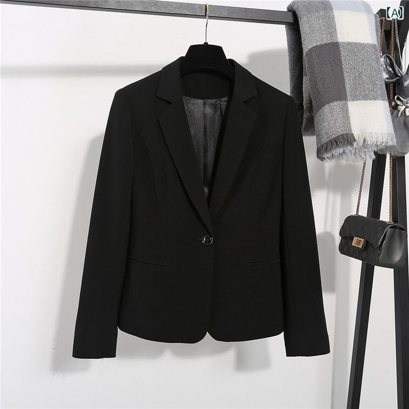 ビジネス　スーツ　ジャケット 短い 小さい スーツ ジャケット 2025 韓国 プロの 作業着な スリム お姫様 春秋
