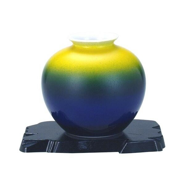 九谷焼 5号花瓶 初売り 釉彩 正規品質保証 N164-06