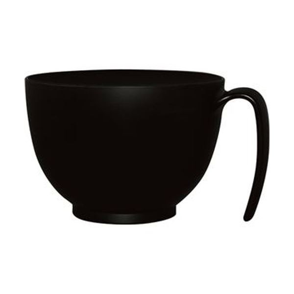 （まとめ）台和 取っ手付きどんぶり 黒HS-N37 1個[x10セット]
