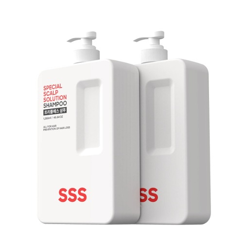 トリプルエス 弱酸性 脱毛症 シャンプー 1.35L x 2