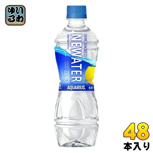 コカ・コーラ アクエリアス NEWATER ニューウォーター 500ml ペットボトル 48本 (24本入×2 まとめ買い) スポーツドリンク 熱中症対策 カロリーゼロ 糖質ゼロ