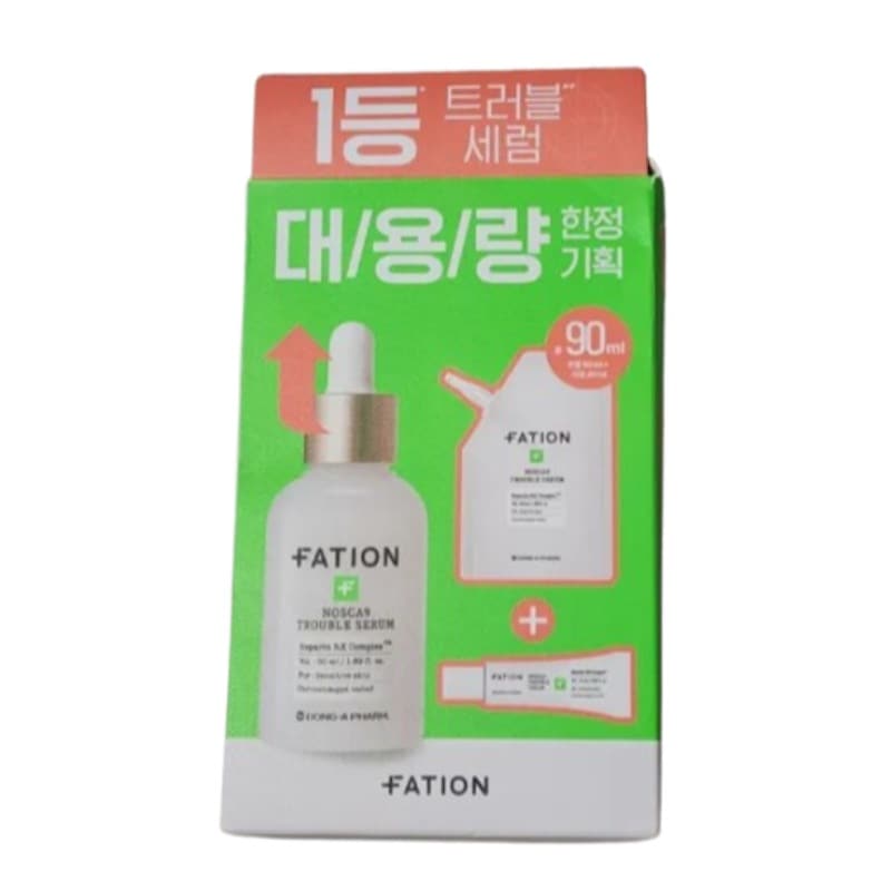 ノースカナイントラブルセラム 50ml＋リフィル40ml＋クリーム10ml 大容量企画セット／敏感肌用 韓国ドクターズコスメ 肌荒れサポート美容液 皮膚コンディションケア