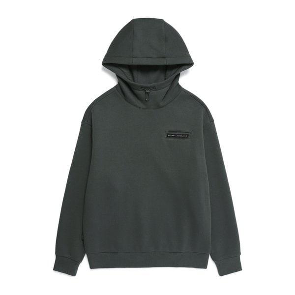 N254UHD010 ハイネックフード付き WOOD GREY