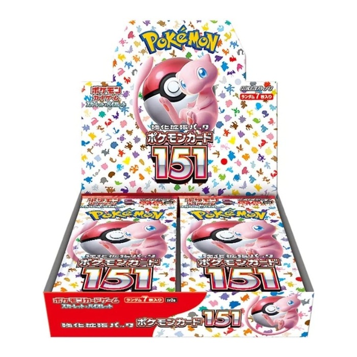ポケモンカードゲーム ポケモンカード151 BOX スカーレット&バイオレット 強化拡張パック シュリンク付き