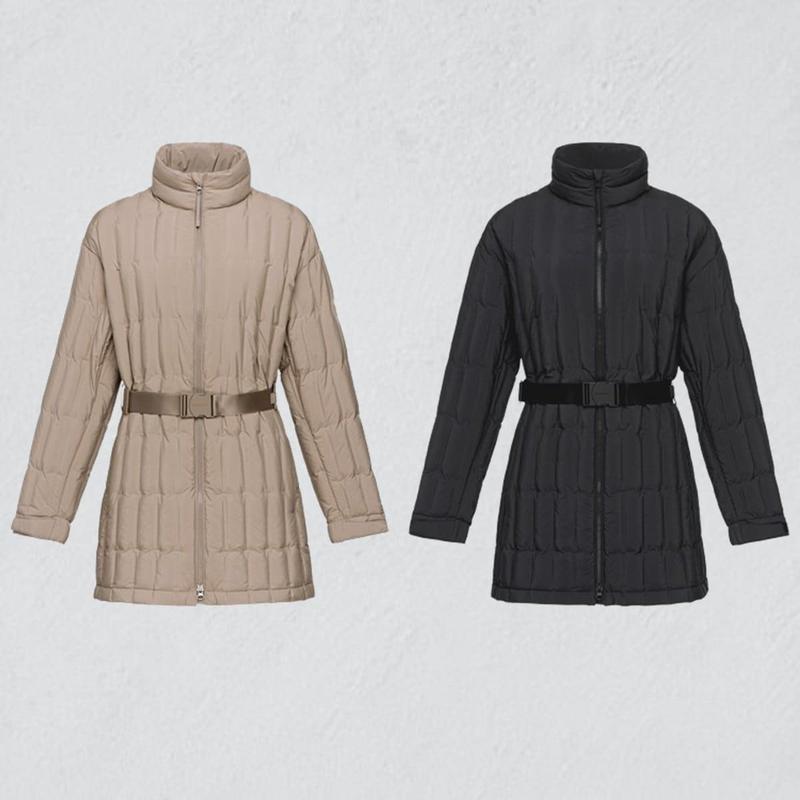 [新世界天安牙山店] 25年度 F/W 新商品 軽量ダウン 女性 ルクラ ベルト チューブ ダウンジャケット2 (1BYPAWU517)