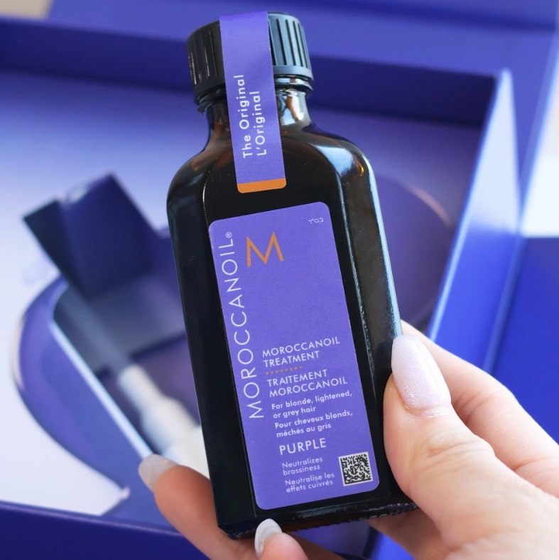 モロッカンオイル ヘアトリートメント パープル 50ml（ポンプ付き）