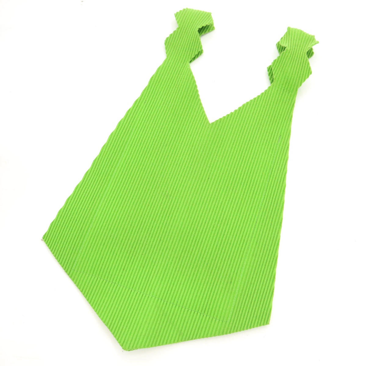 me ISSEY MIYAKE ミー イッセイミヤケ プリーツ ショルダーバッグ 黄緑 レディース 古着