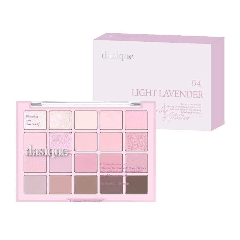 迅速発送 デイジーク Mood Shadow Palette ムードシャドウパレット 20色パレット/アイシャドウパレット (#04 Light Lavender)