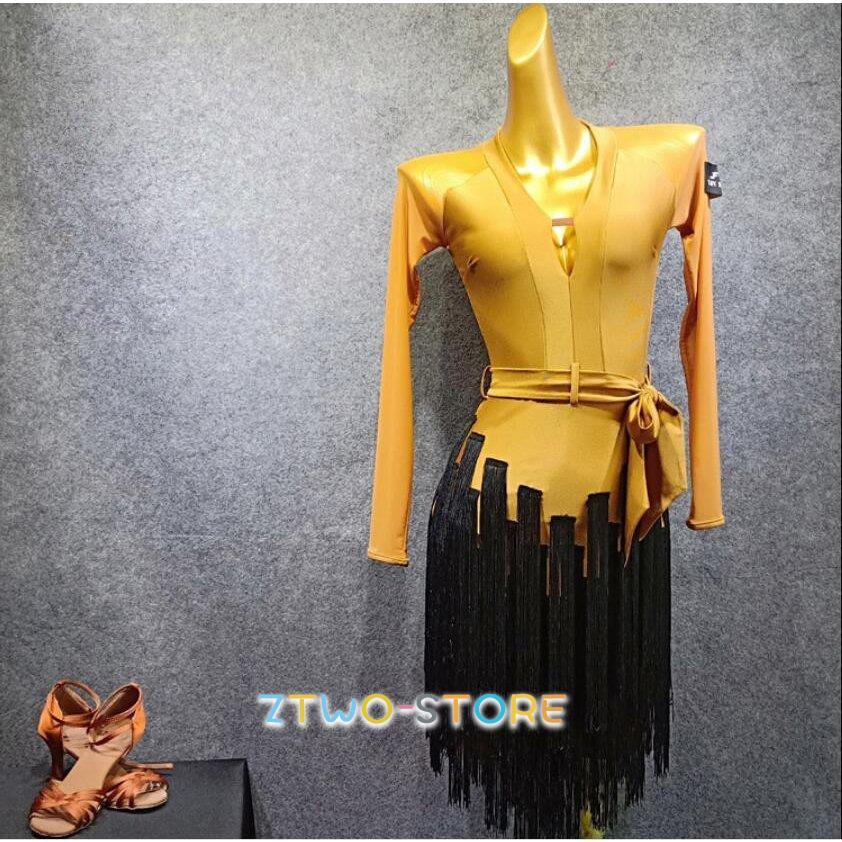 新しい子供用ダンスウェア 社交ダンス衣装 社交ダンスドレス ダンスウェア モダンドレス ダンス 衣装 ガールズ 社交ダンス競技用のドレス スタンダードドレス 2枚購入で2799円OFF