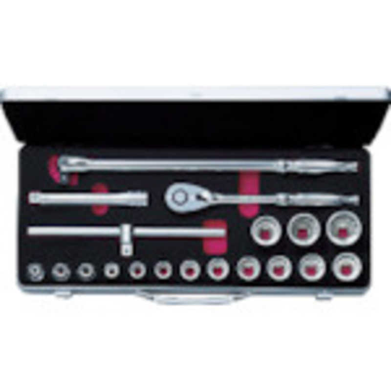京都機械工具　12.7sq.ソケットレンチセット[19点]　TB415W
